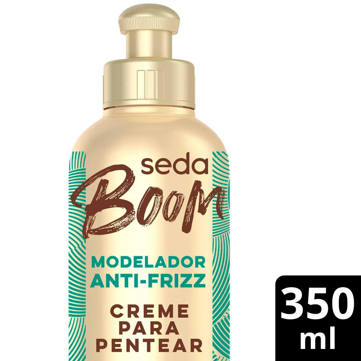 Creme de Pentear Cabelo Cacheado Seda Boom Pro Curvatura Antifrizz 350ml — Seda | Farmácia Resyla