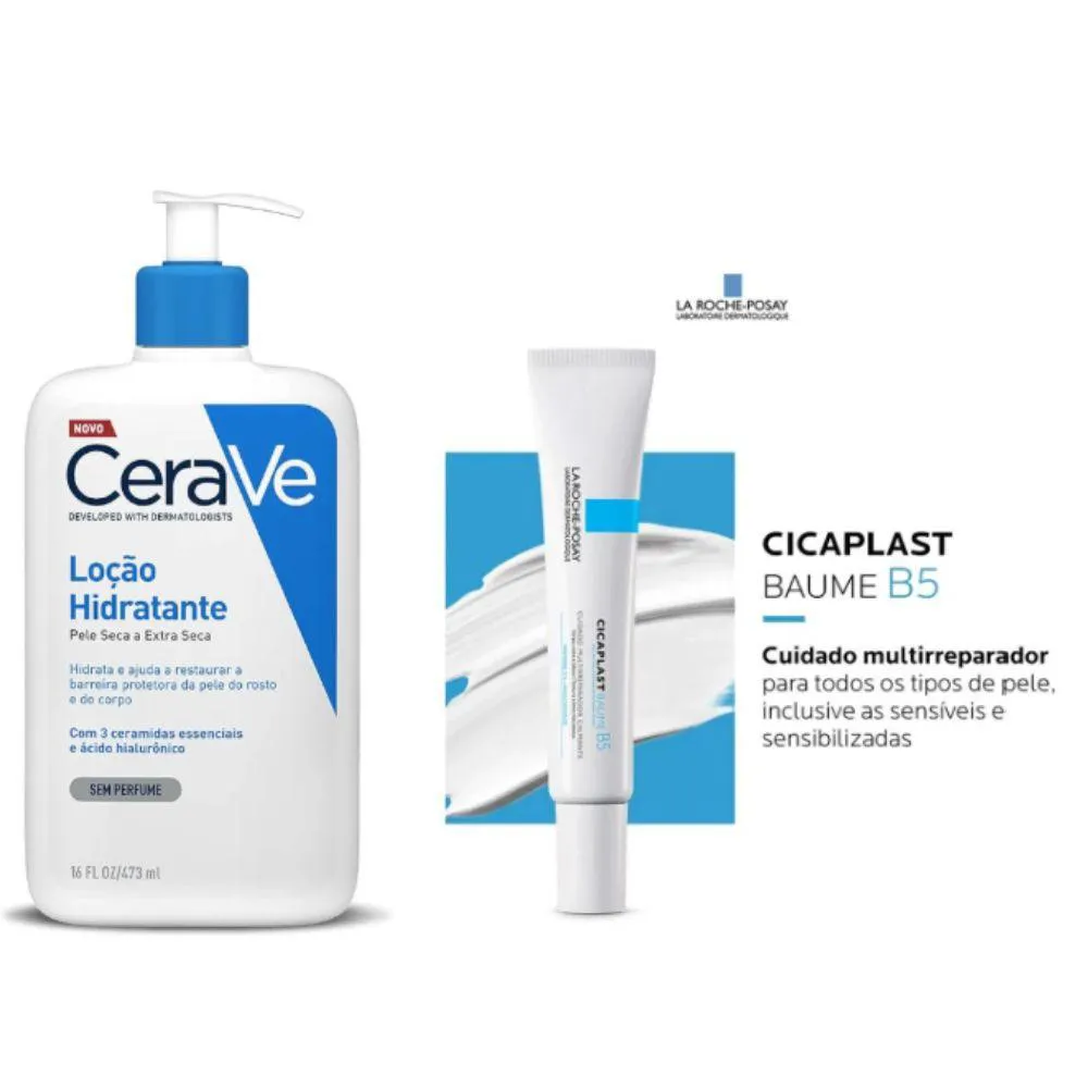 Cerave Loção Hidratante 340Ml + Cicaplast 20Ml — Cicaplast | Farmácia Resyla