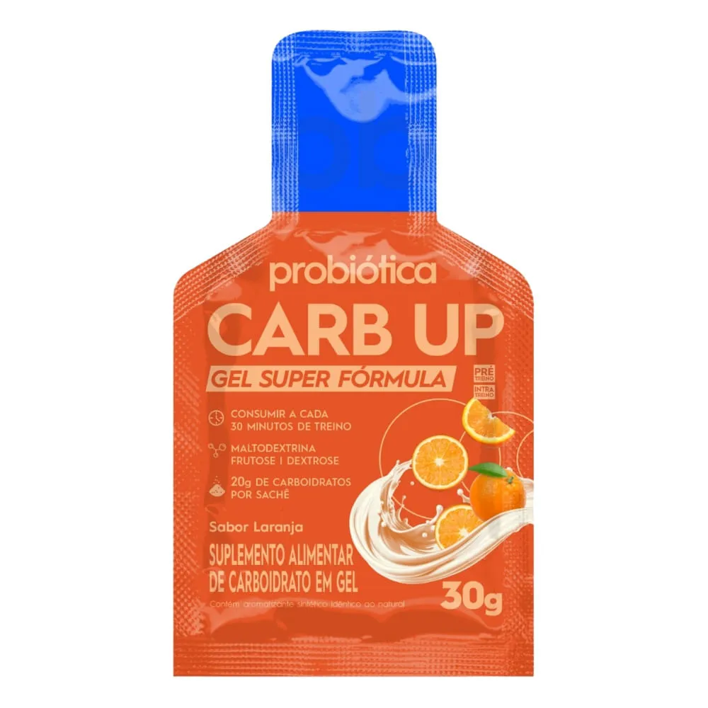 Energético Probiótica Carb-up Bcca Plus Gel Laranja 30g — Probiotica | Farmácia Resyla