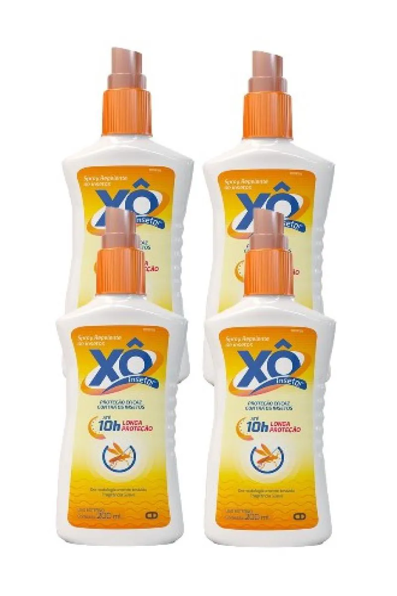 Kit 4x Repelente Spray Xô Inseto com 200ml - Cimed — Cimed | Farmácia Resyla