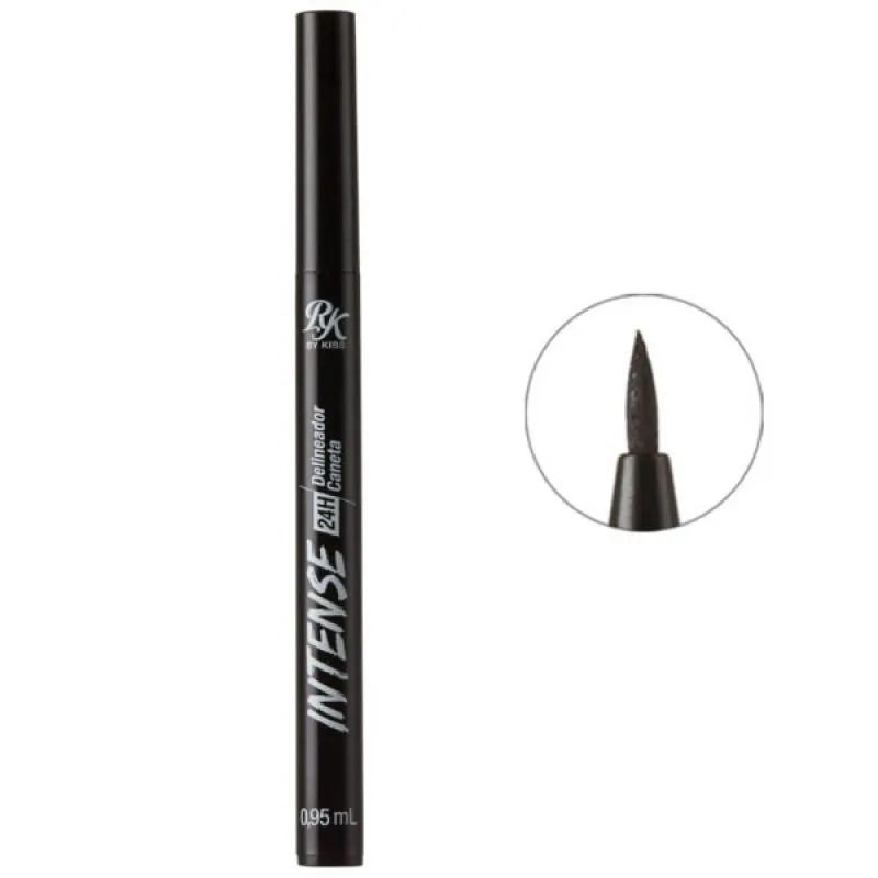 Delineador em Caneta Intense 24h Rk By Kiss - Preto Blackout — Kiss | Farmácia Resyla