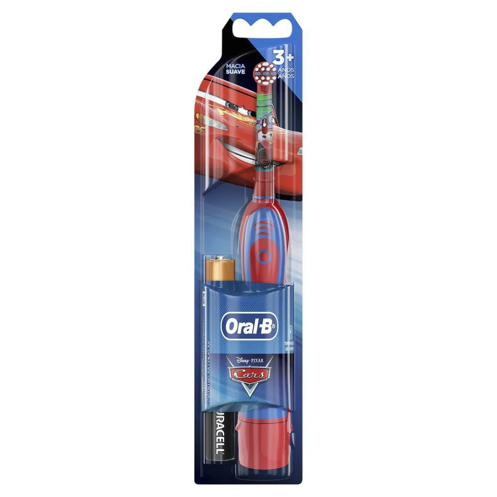 Escova Elétrica Oral-B Disney Pixar Cars + 2 Pilhas Aa — Oral-B | Farmácia Resyla