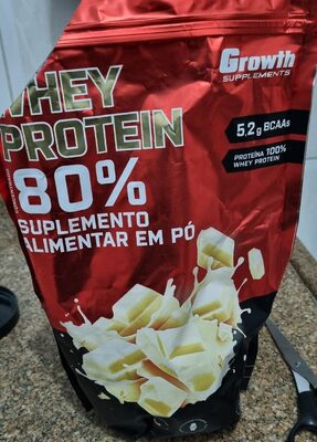 Growth Suplementos Whey Protein Concentrado 80% Chocolate Branco — Growth | Farmácia Resyla