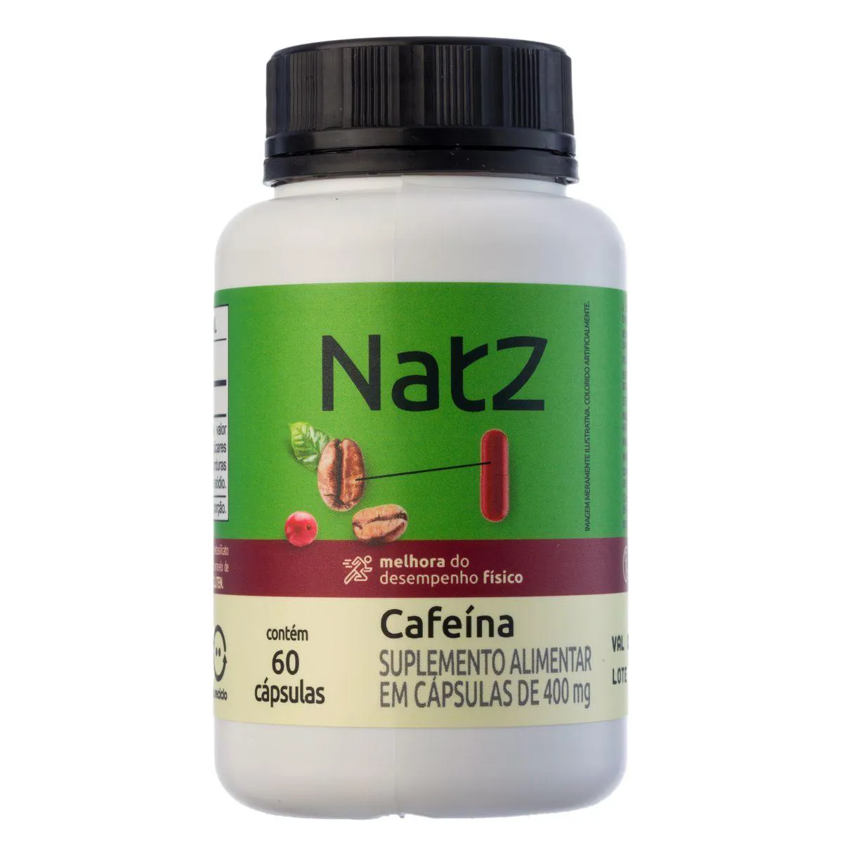 Cafeína Natz 60 Cápsulas — Natz | Farmácia Resyla