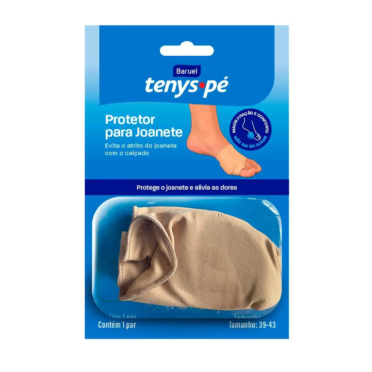 Protetor para Joanete Tenys Pé Tamanho 39- 43 com 1 Par — Tenys Pé | Farmácia Resyla