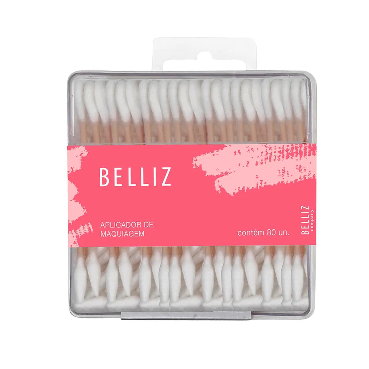 Aplicador de Maquiagem Belliz com 80 unidades — Belliz | Farmácia Resyla