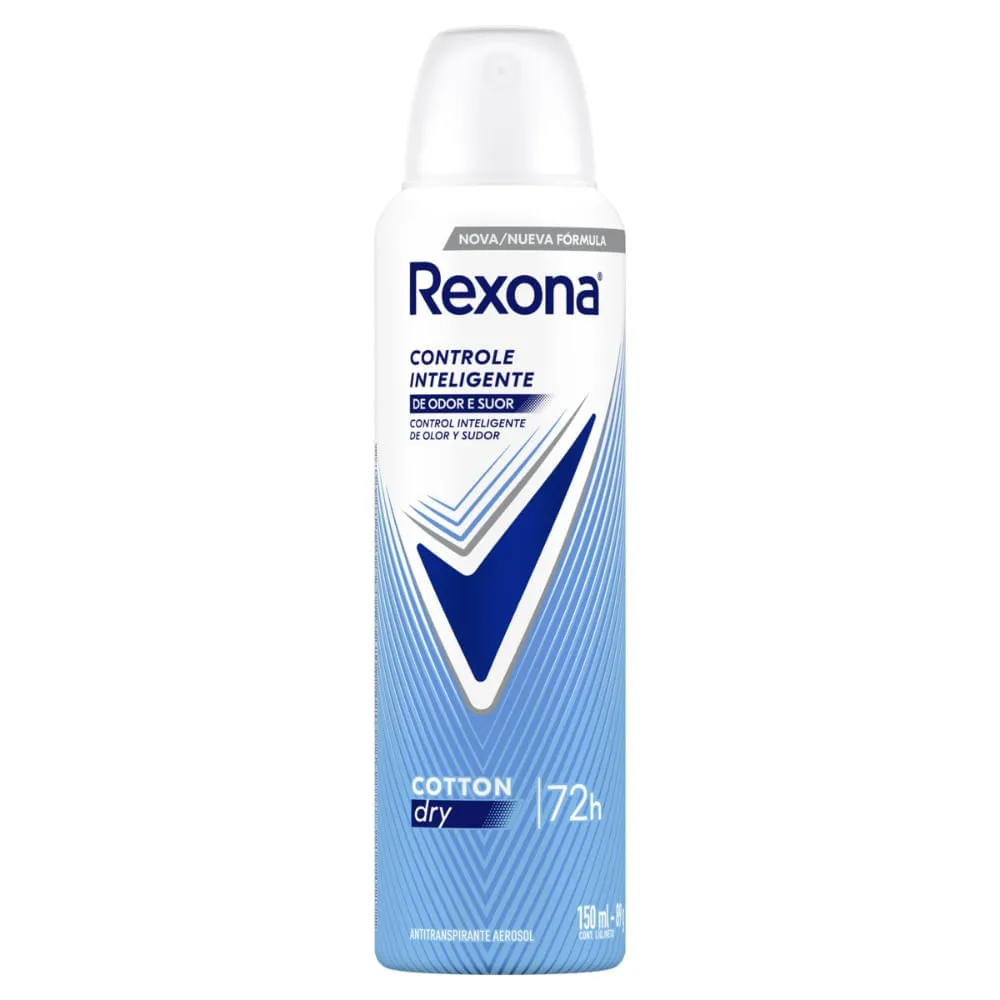 Antitranspirante Aerossol Rexona Cotton Dry 150ml — Rexona | Farmácia Resyla