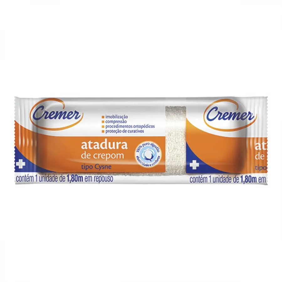 Atadura Cremer Cysne 8cmx1,8m — Cremer | Farmácia Resyla