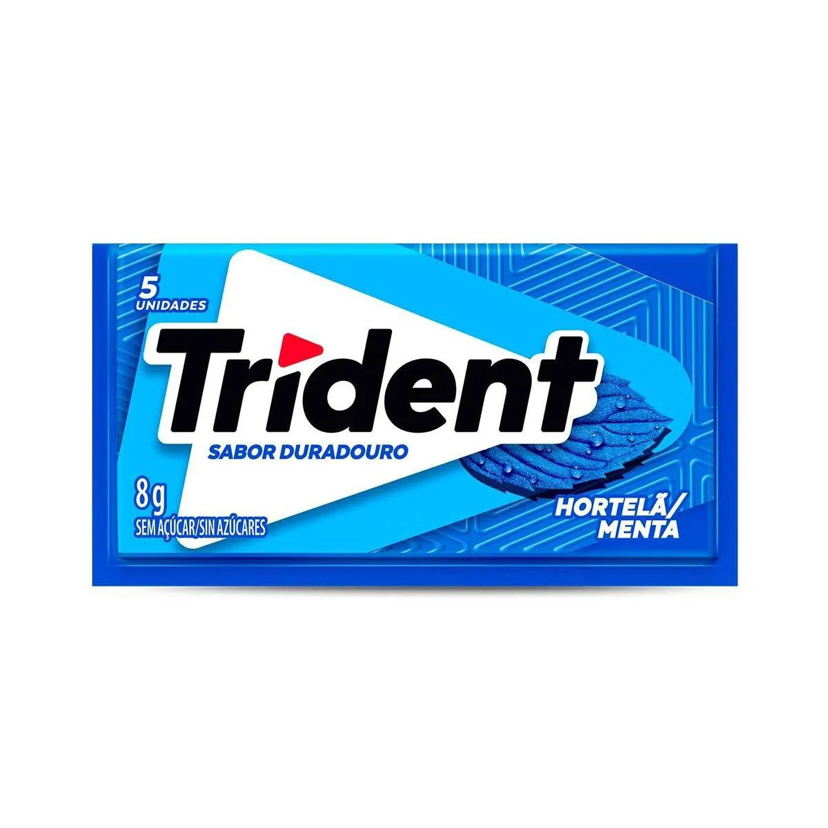 Goma de Mascar Trident Hortelã Sem Açúcar 8g — Trident | Farmácia Resyla