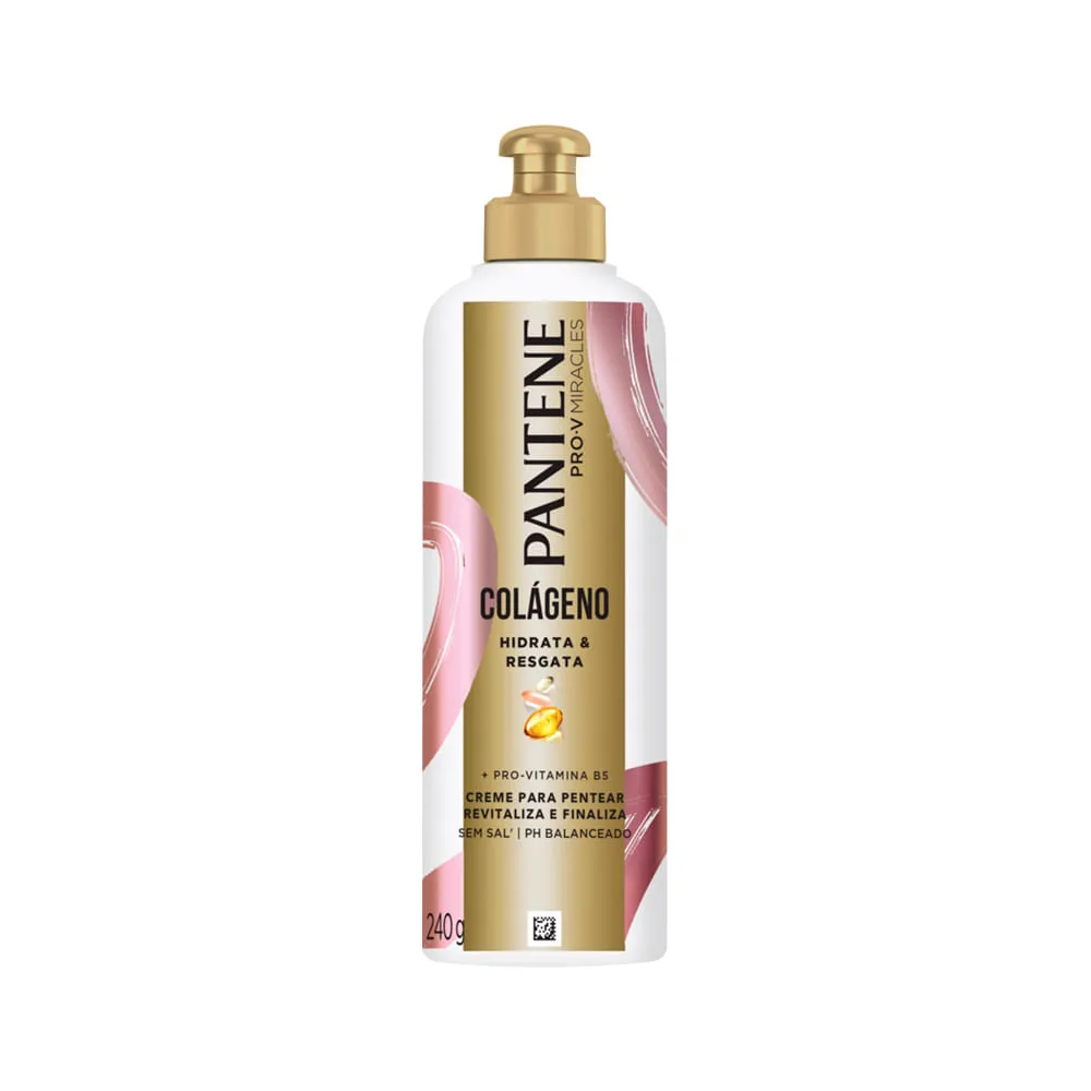 Creme Para Pentear Pantene 240gr Colageno — Pantene | Farmácia Resyla