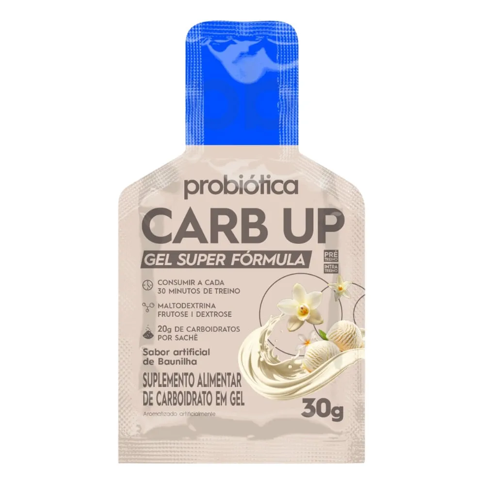 Energético Probiótica Carb-up Gel Baunilha 30g — Probiotica | Farmácia Resyla