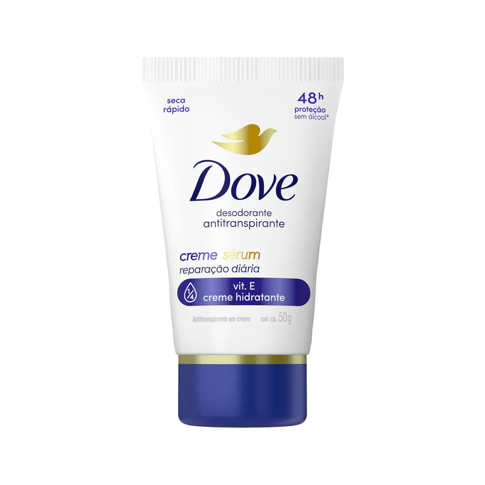Desodorante Dove Feminino 50gr Creme Serum Bisnaga Reparacao Diaria — Dove | Farmácia Resyla