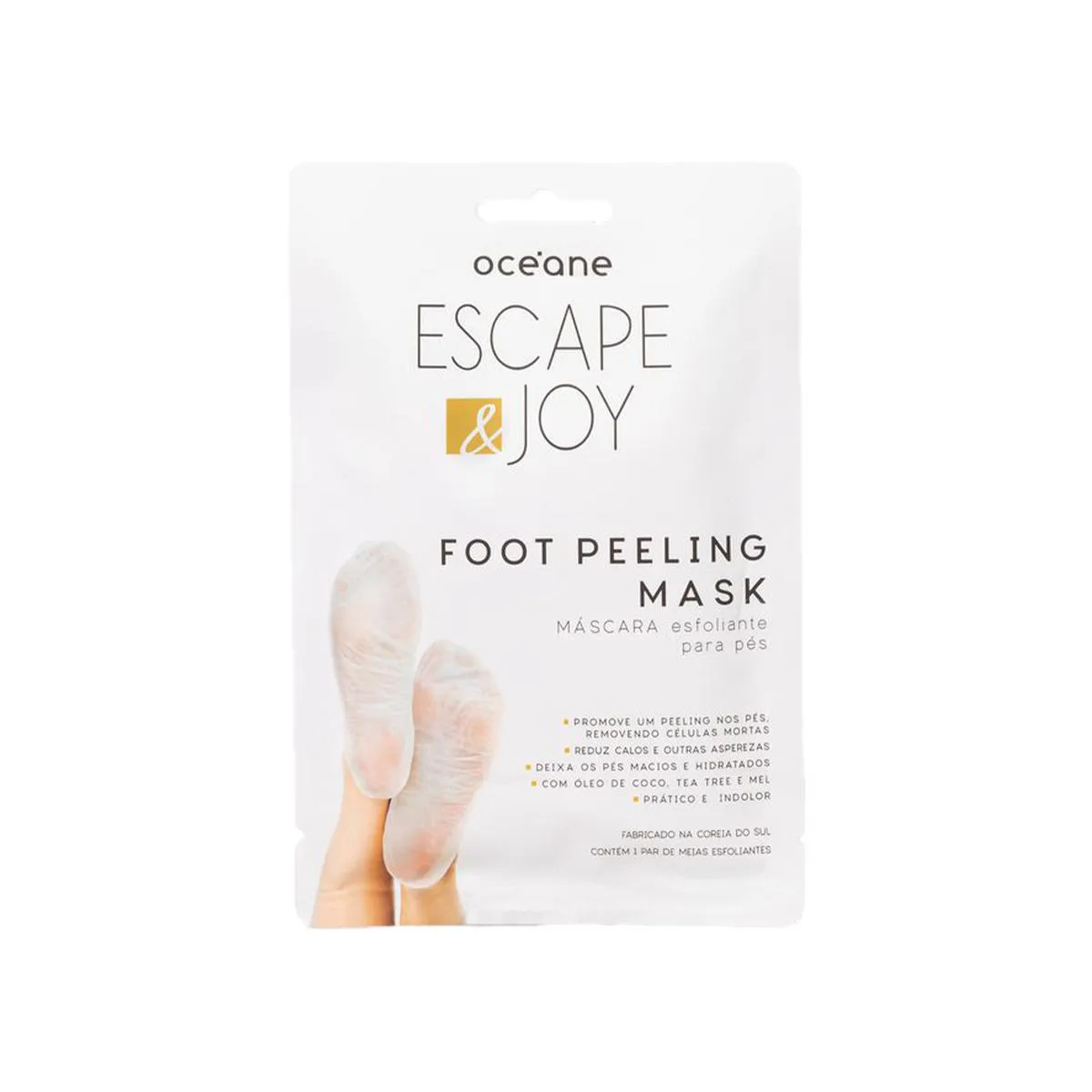 Máscara Esfoliante para Pés com Óleo de Coco - Foot Peeling Mask - Océane — Océane | Farmácia Resyla