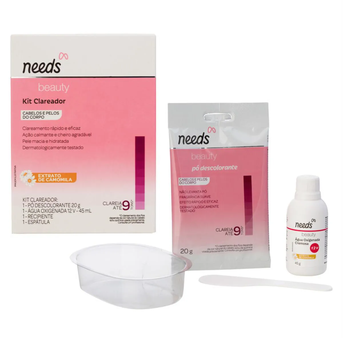 Kit Descolorante de Pelos Needs Beauty Extrato de Camomila — Needs Beauty | Farmácia Resyla