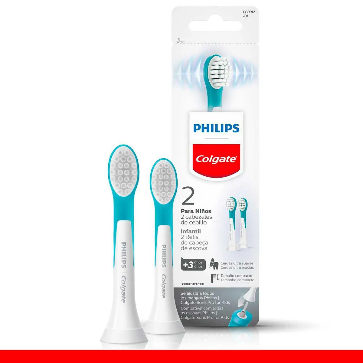 Refil para Escova de Dente Elétrica Philips Colgate SonicPro Infantil com 2 recargas — Colgate | Farmácia Resyla