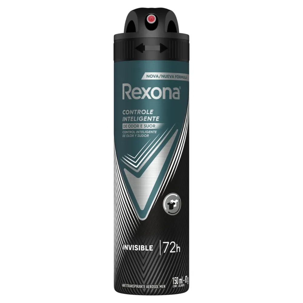 Antitranspirante Aerossol Rexona Men Invisible 150ml — Rexona | Farmácia Resyla