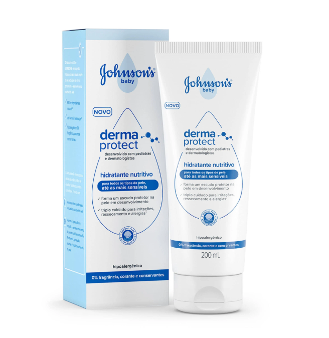 Hidratante Nutritivo Johnson’s Baby Derma Protect 200ml — Johnson's Baby | Farmácia Resyla