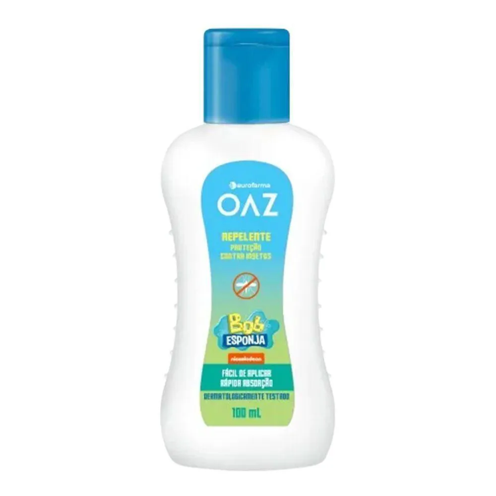 Repelente Infantil Oaz Bob Esponja 4h Proteção Eurofarma 100ml — Eurofarma | Farmácia Resyla