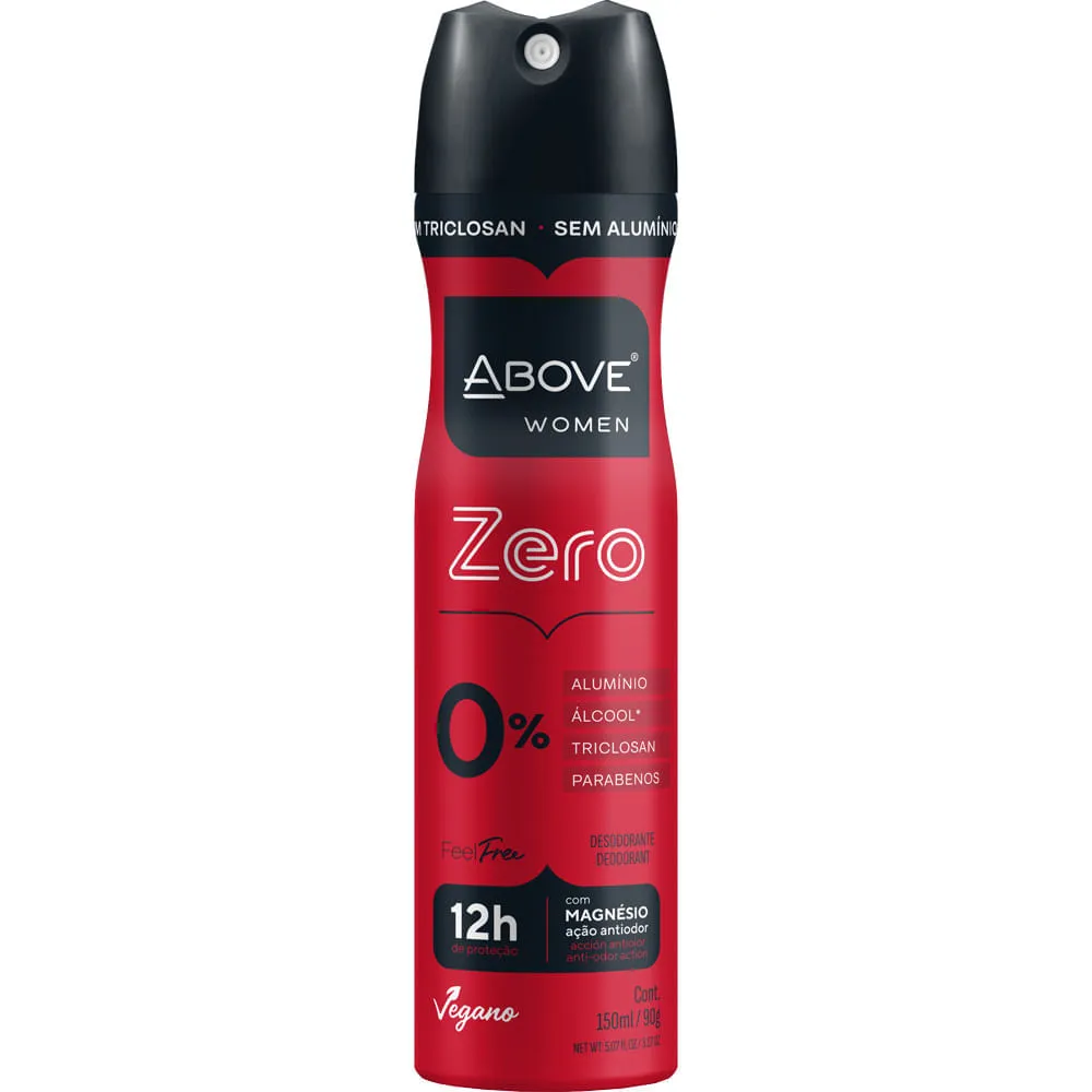 Desodorante Above Feminino 150ml Aerossol Feel Free — Above | Farmácia Resyla