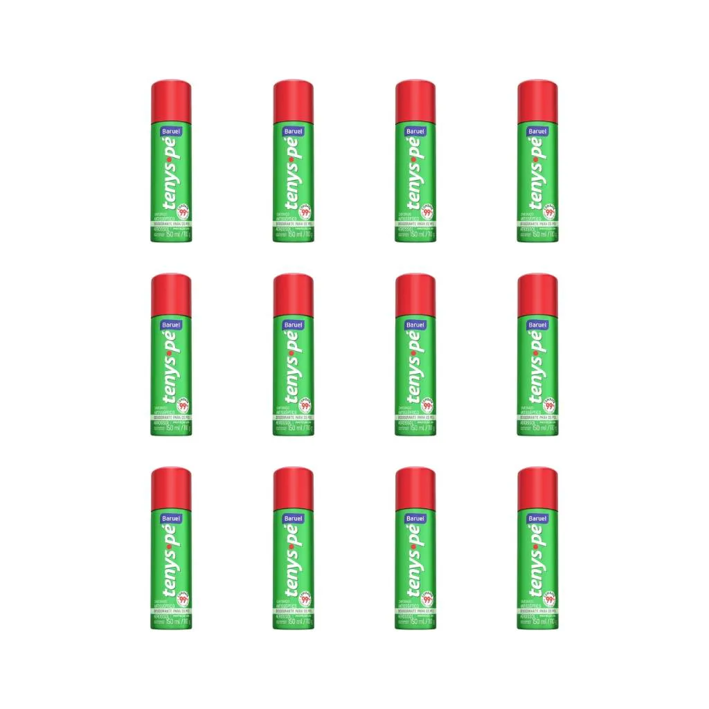 Talco Pes Tenys Pe Baruel Aerossol 150ml Canforado - 12un — Tenys Pé | Farmácia Resyla