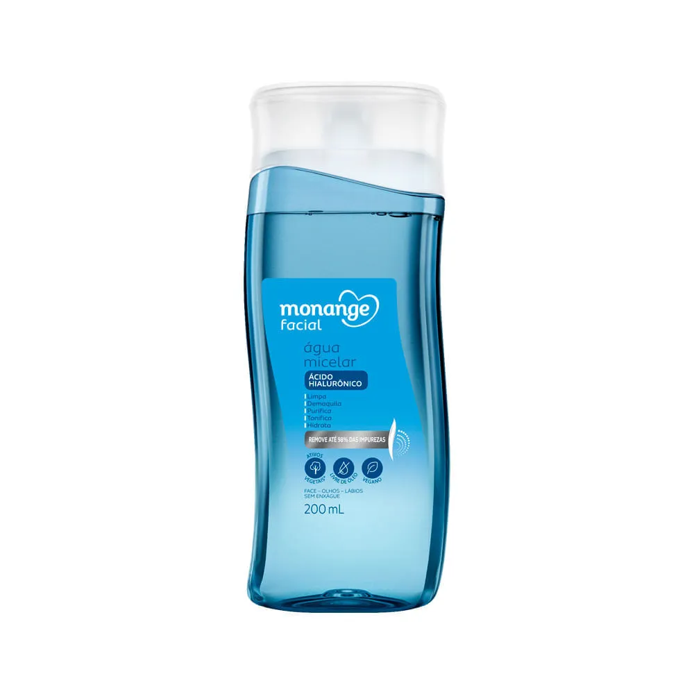 Agua Micelar Monange Facial 200ml — Monange | Farmácia Resyla