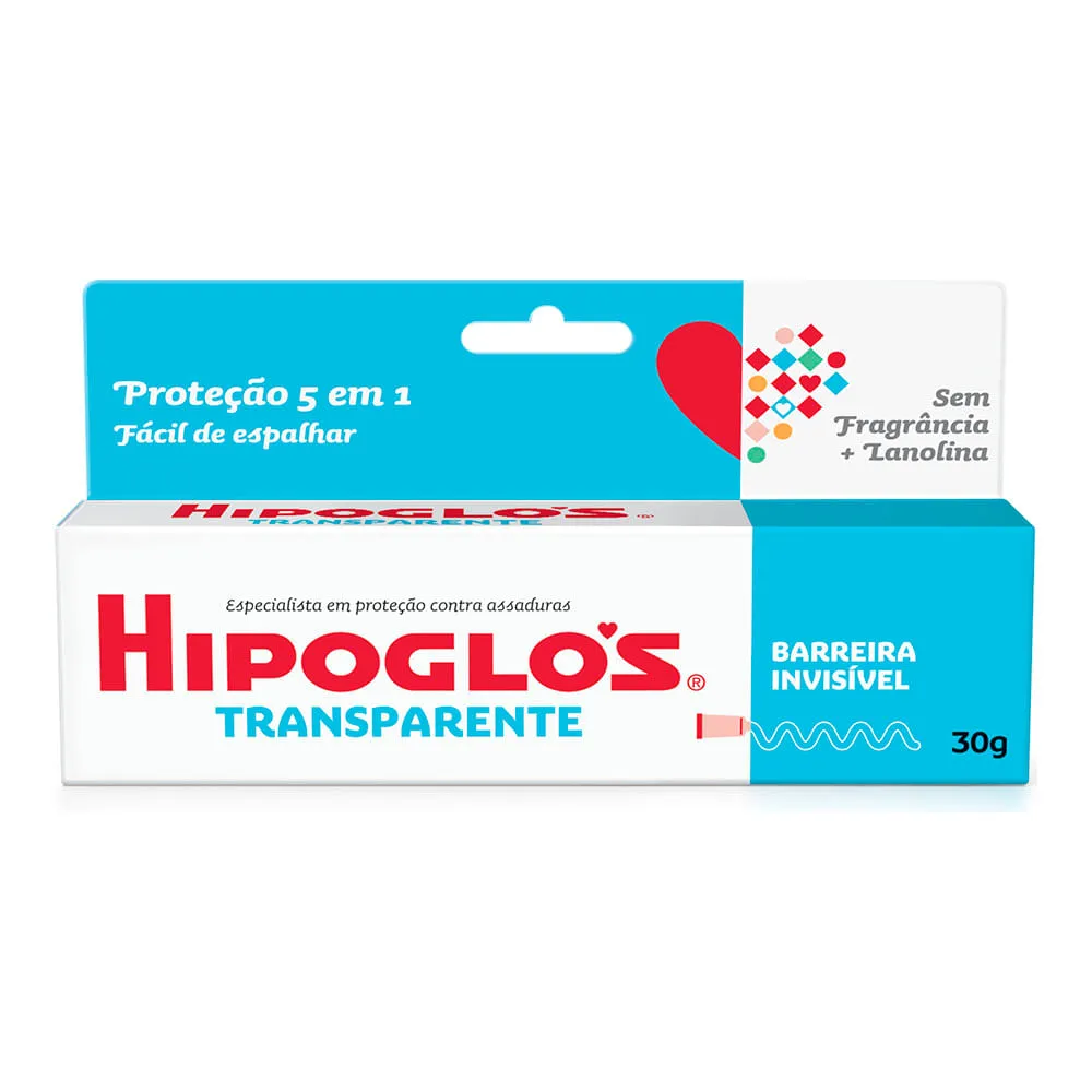 Creme Para Assadura Hipoglós Transparente 30g — Hipoglós | Farmácia Resyla