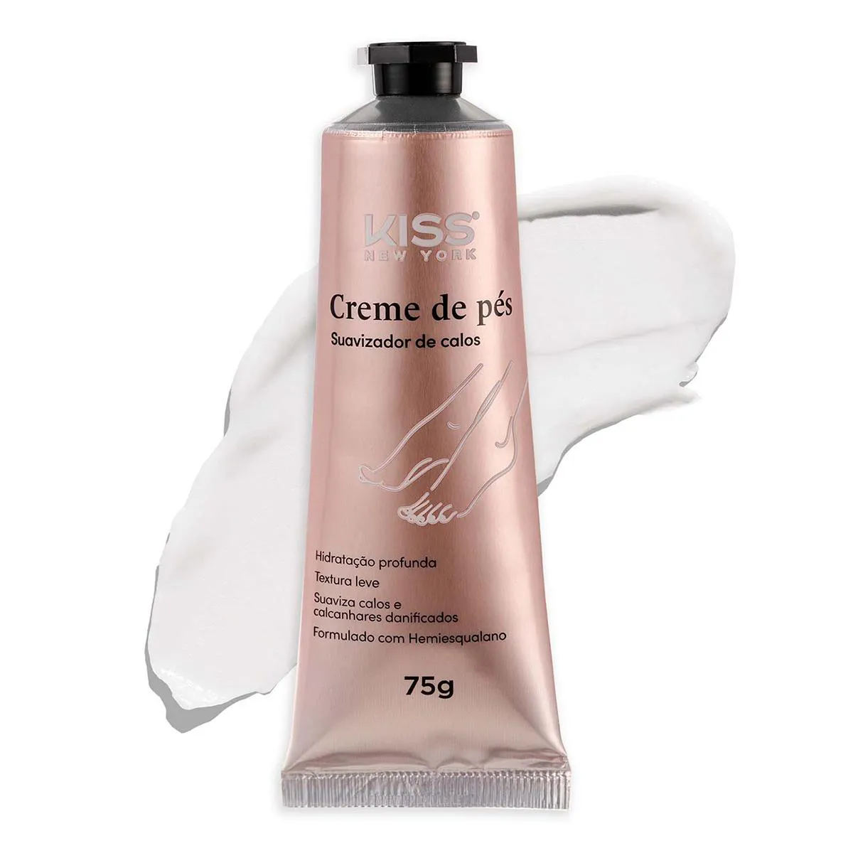 Creme para os Pés Kiss NY Foot Cream Callus Softnening 75g — Kiss | Farmácia Resyla