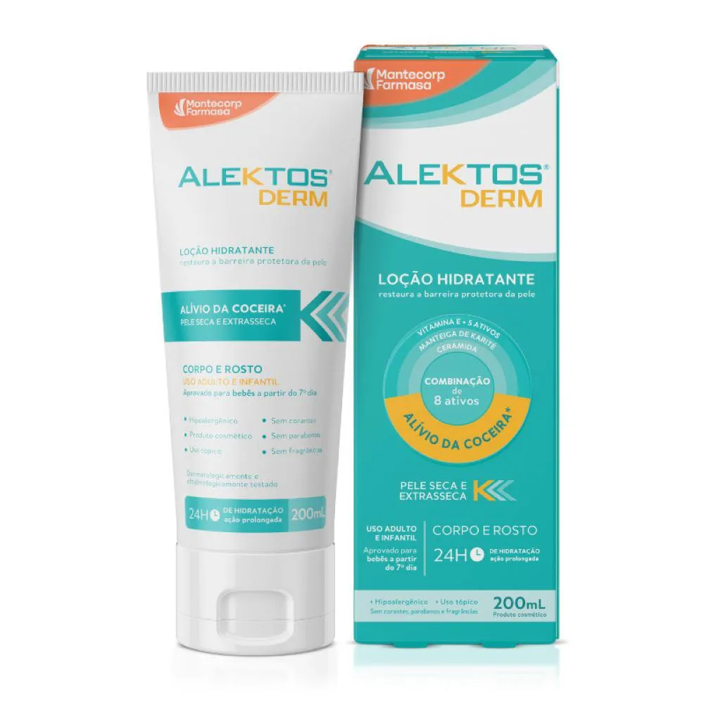 Loção Hidratante Alívio Da Coceira Alektos Derm 200ml — Alektos | Farmácia Resyla