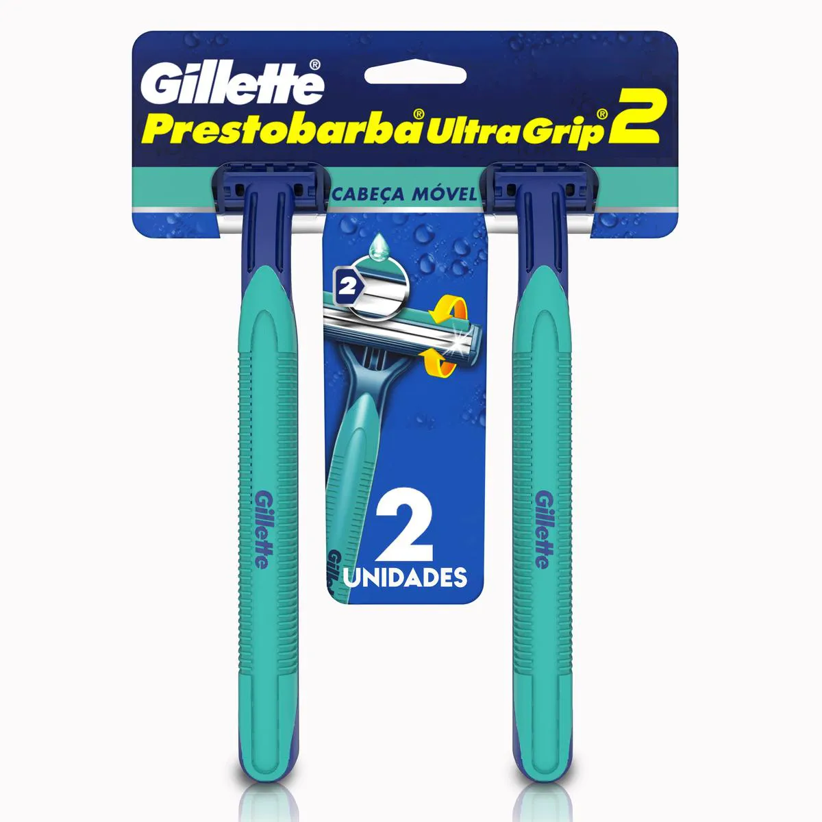 Aparelho de Barbear Gillette Prestobarba Ultragrip2 2 unidades — Gillette | Farmácia Resyla