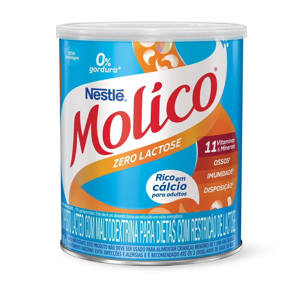 Leite Em Pó Molico Zero Lactose Lata 260g — Molico | Farmácia Resyla