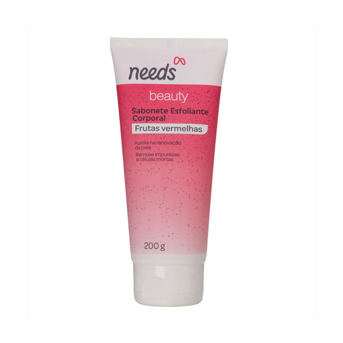 Sabonete Esfoliante Needs Beauty Frutas Vermelhas 200g — Needs Beauty | Farmácia Resyla