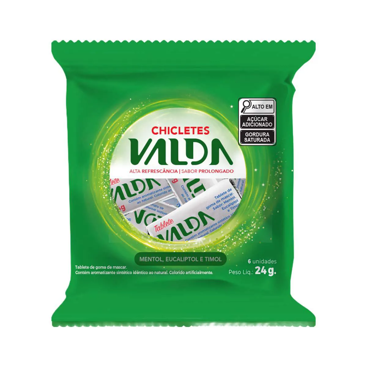 Chiclete Valda Classic Tablete 6 Unidades — Valda | Farmácia Resyla