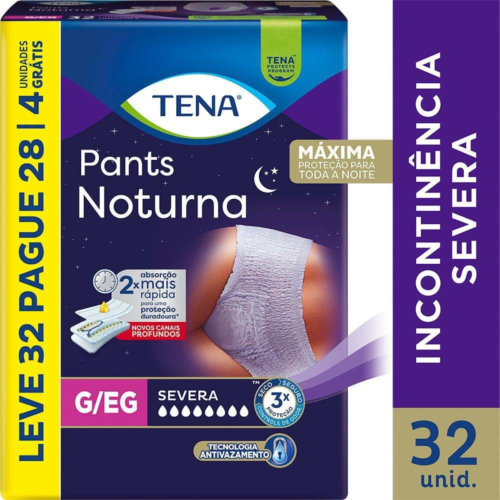 Roupa Íntima Descartável Pants Tena Noturna G/Eg Leve 32 Pague 28 Unidades — imagem 2 | Farmácia Resyla