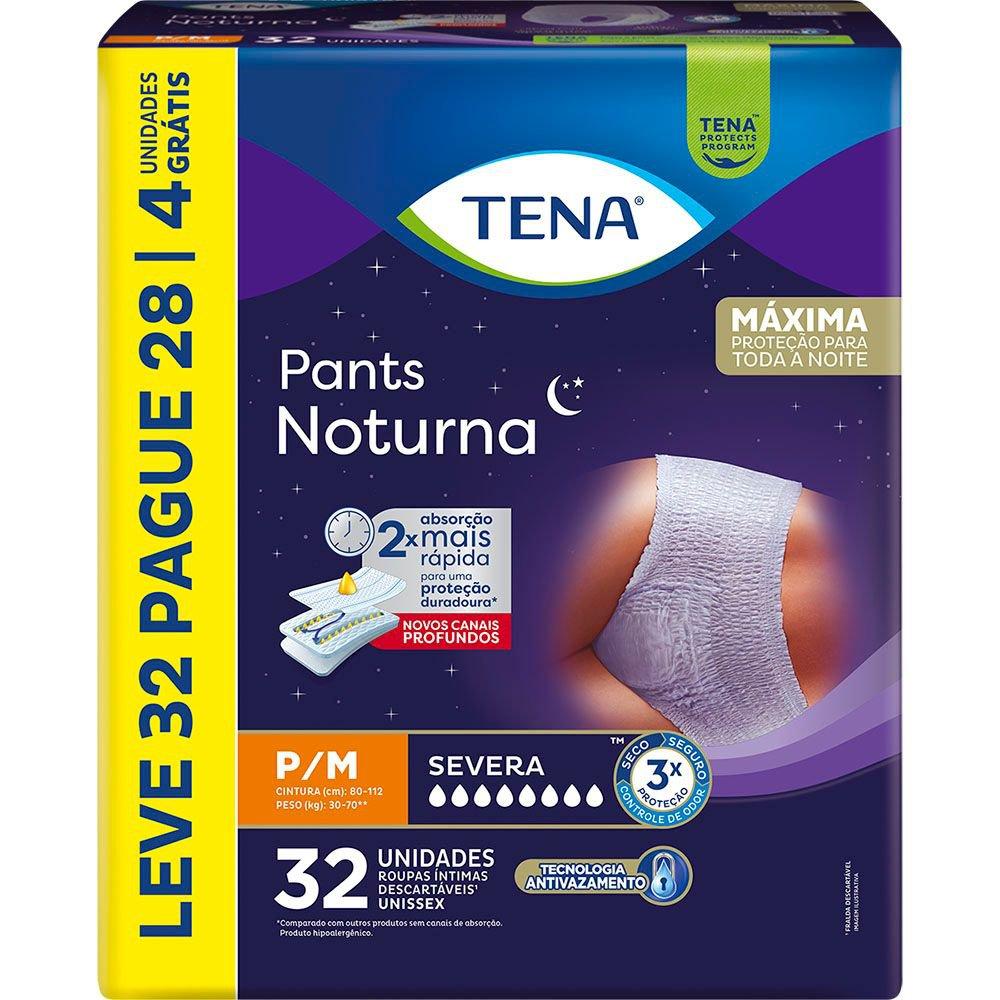 Roupa Íntima Descartável Pants Tena Noturna P/M Leve 32 Pague 28 Unidades — Tena | Farmácia Resyla