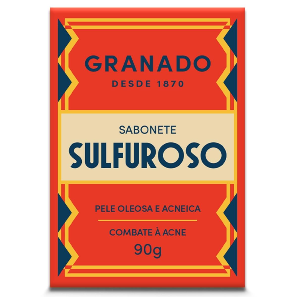Sabonete Barra Granado Tratamentos Sulfuroso 90g — Granado | Farmácia Resyla