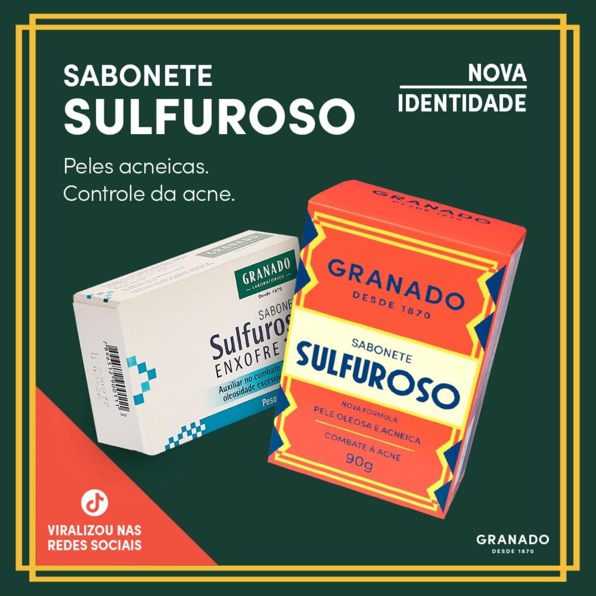 Sabonete Barra Granado Tratamentos Sulfuroso 90g — imagem 3 | Farmácia Resyla