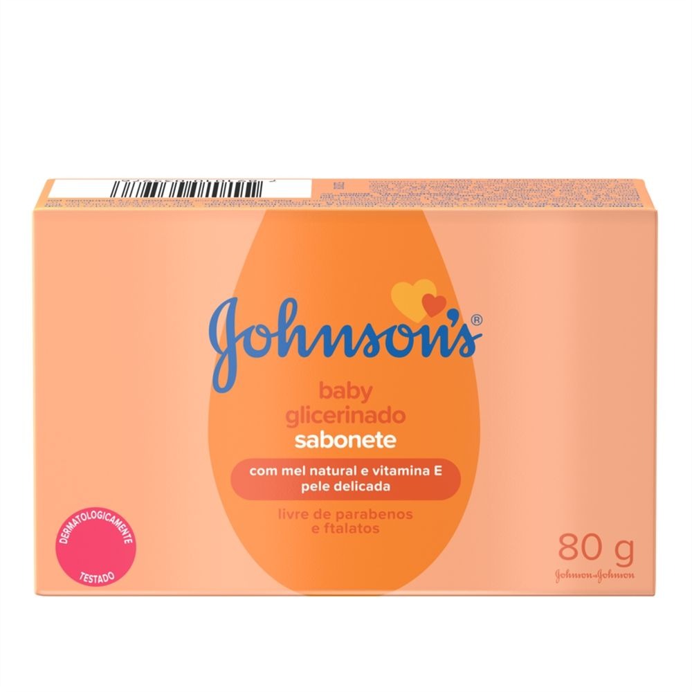 Sabonete de Glicerina Infantil Johnson's Baby 80g — Johnsons Baby | Farmácia Resyla