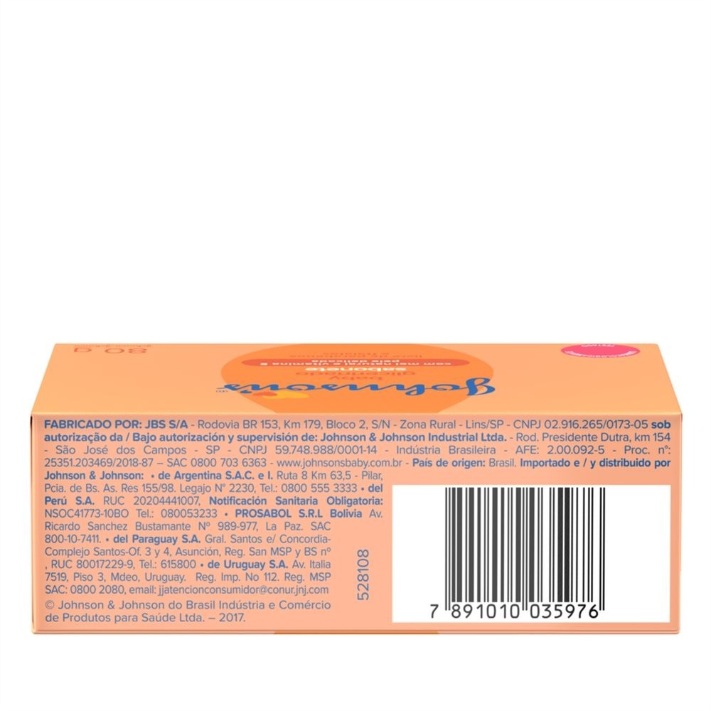 Sabonete de Glicerina Infantil Johnson's Baby 80g — imagem 2 | Farmácia Resyla