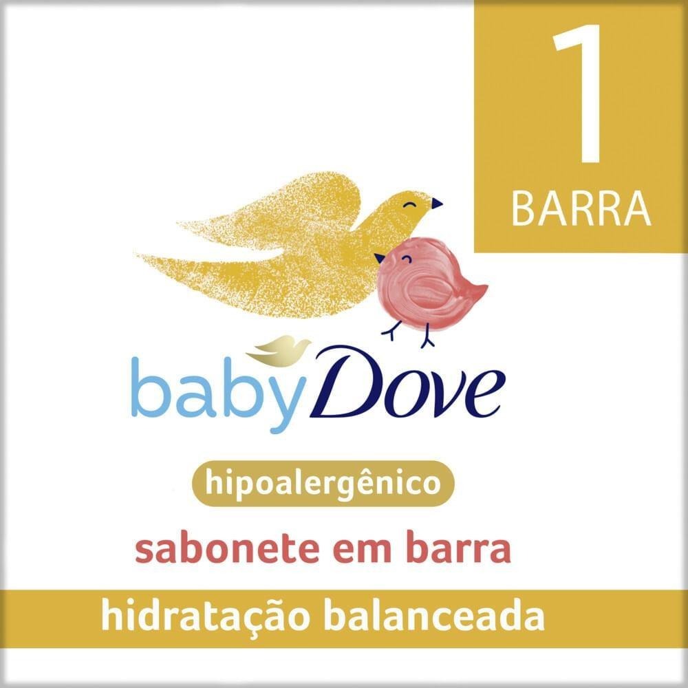 Sabonete em Barra Infantil Baby Dove Hidratação Balanceada 75g — imagem 2 | Farmácia Resyla