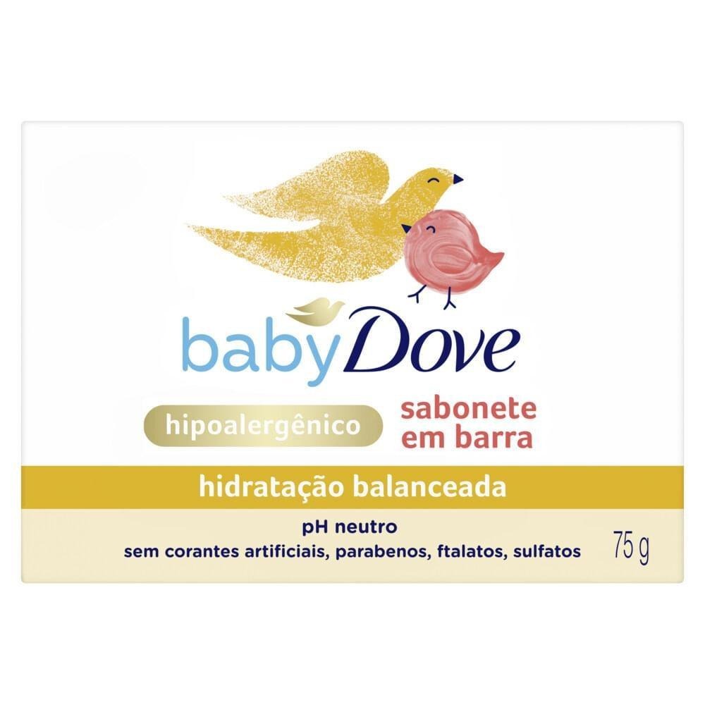 Sabonete em Barra Infantil Baby Dove Hidratação Balanceada 75g — imagem 4 | Farmácia Resyla
