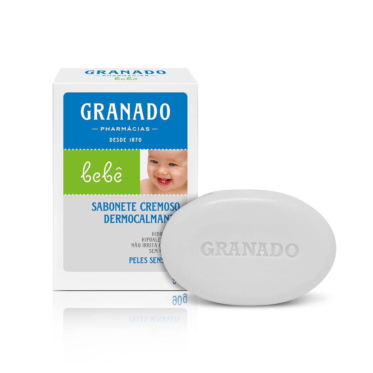 Sabonete em Barra Infantil Granado Bebê Pele Sensível Dermocalmante 90g — imagem 2 | Farmácia Resyla