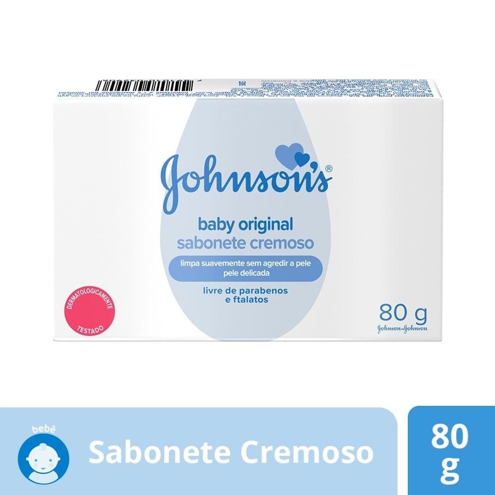 Sabonete em Barra Infantil Johnson's Baby Original 80g — Johnsons Baby | Farmácia Resyla
