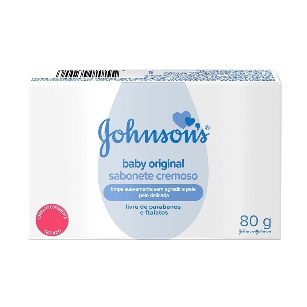 Sabonete em Barra Infantil Johnson's Baby Original 80g — imagem 2 | Farmácia Resyla