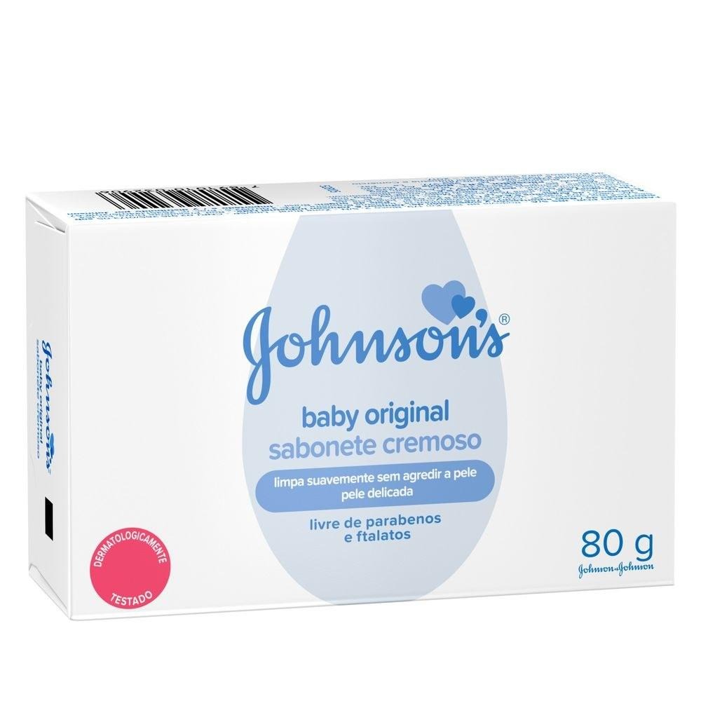 Sabonete em Barra Infantil Johnson's Baby Original 80g — imagem 3 | Farmácia Resyla