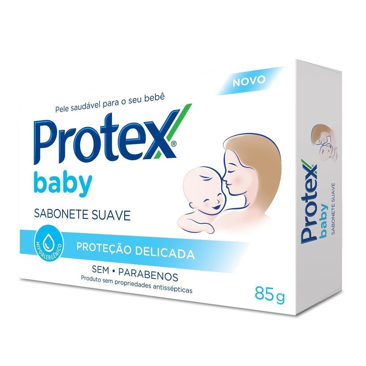 Sabonete Em Barra Para Bebê Protex Baby Delicate Care 85g — imagem 3 | Farmácia Resyla