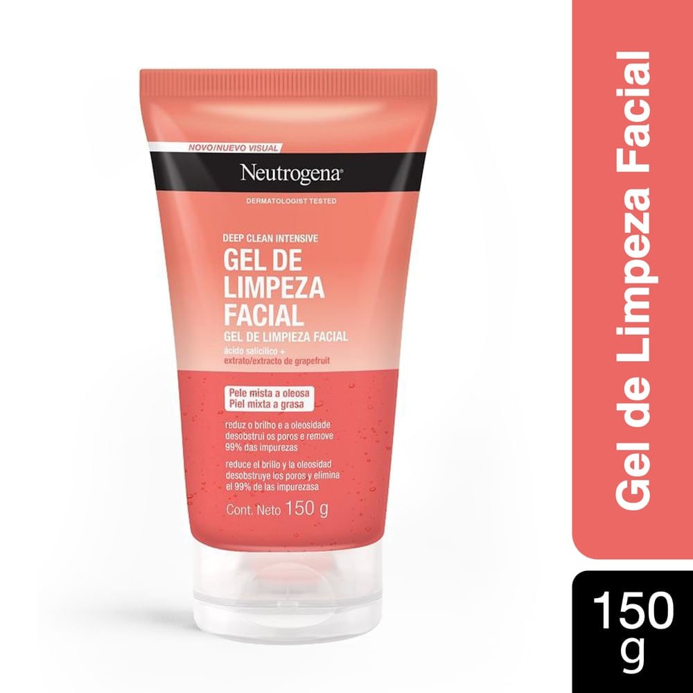 Sabonete em Gel Facial Neutrogena Deep Clean Grapefruit 150g — imagem 2 | Farmácia Resyla