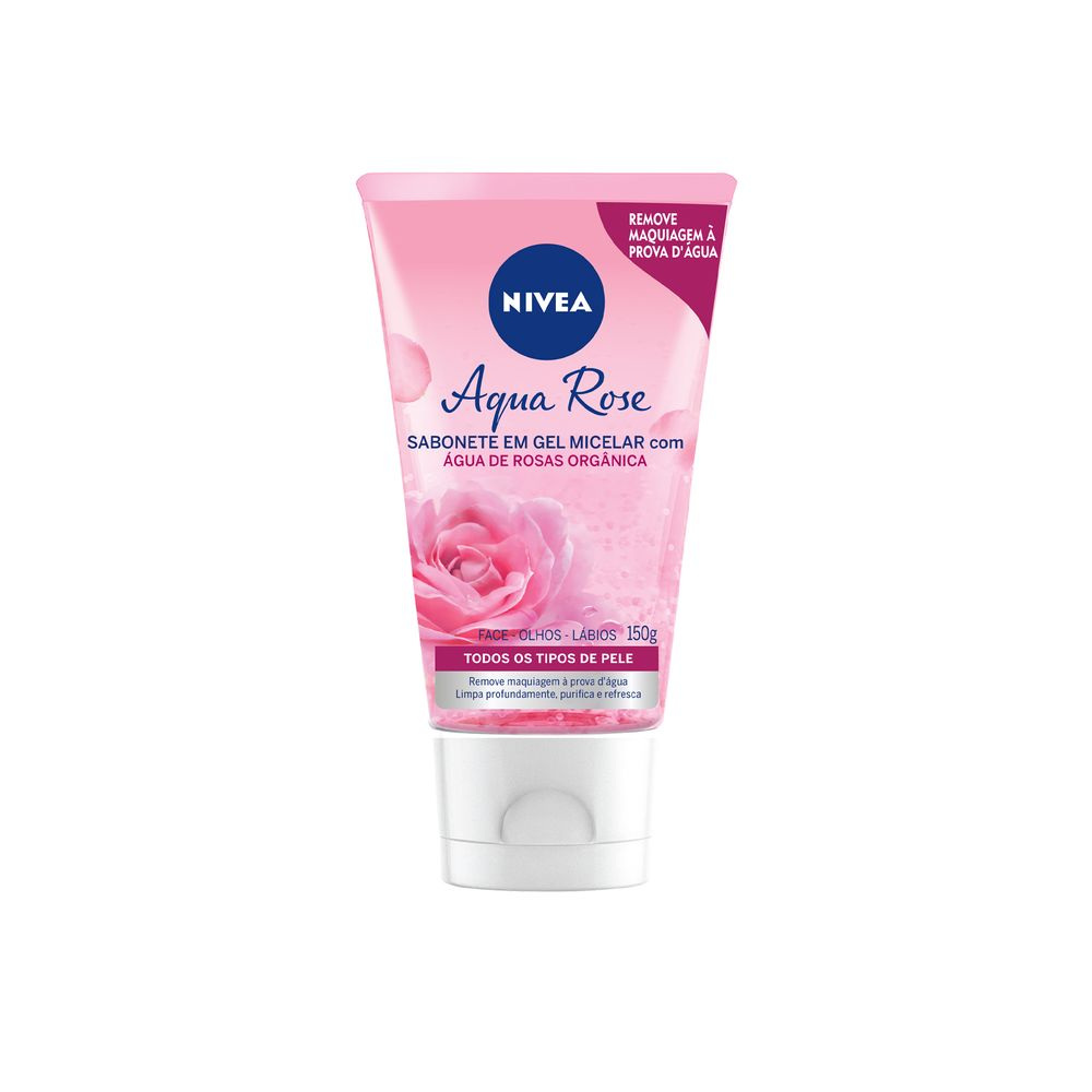 Sabonete em Gel Facial Nivea Aqua Rose 150ml — imagem 2 | Farmácia Resyla