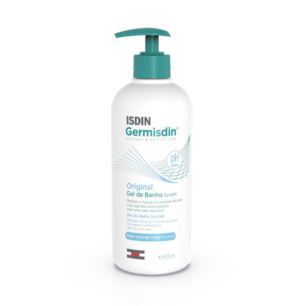 Sabonete Líquido Antisséptico Isdin Germisdin Original Com 500ml — Isdin | Farmácia Resyla