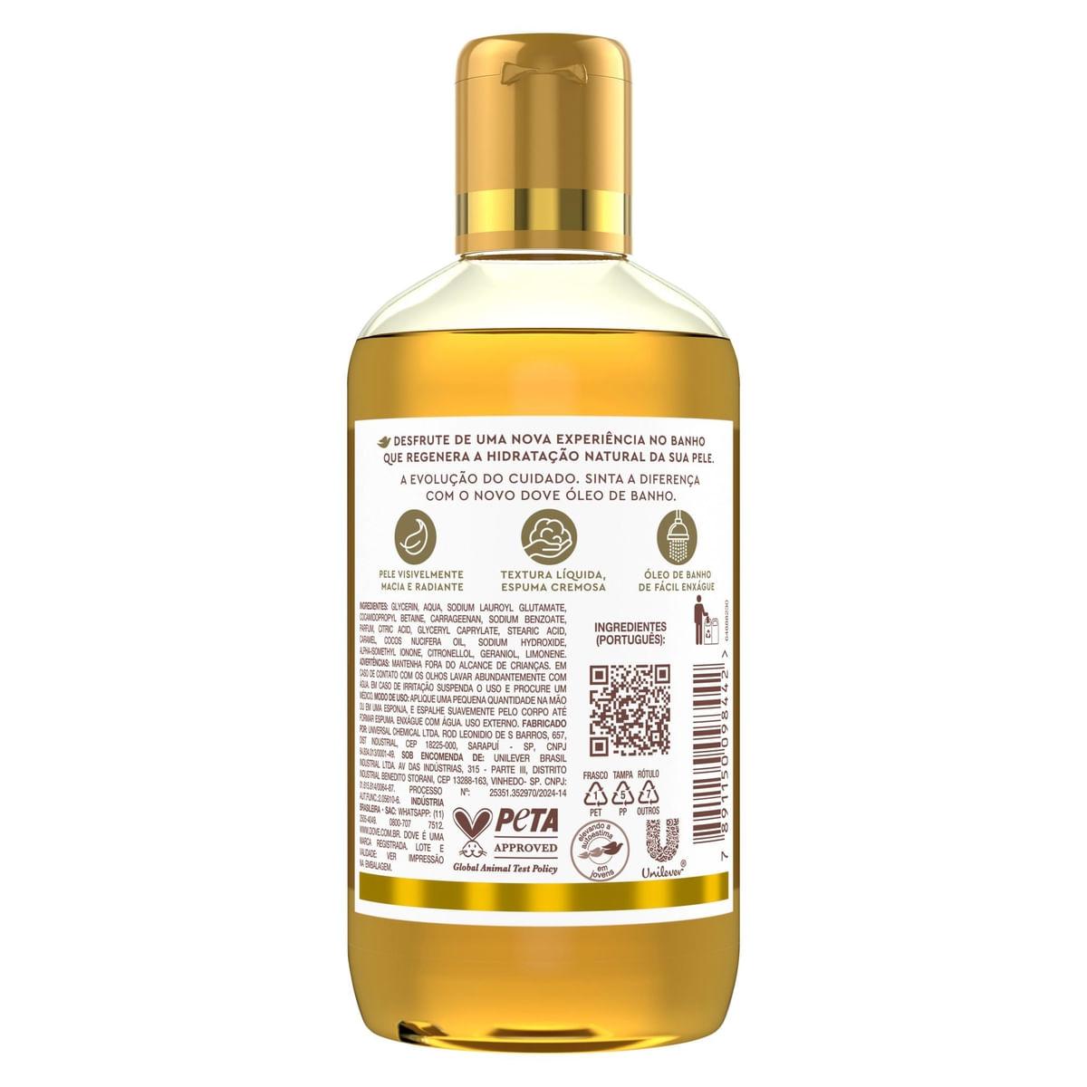 Sabonete Líquido Dove Óleo de Banho Glicerinado 240ml — imagem 3 | Farmácia Resyla