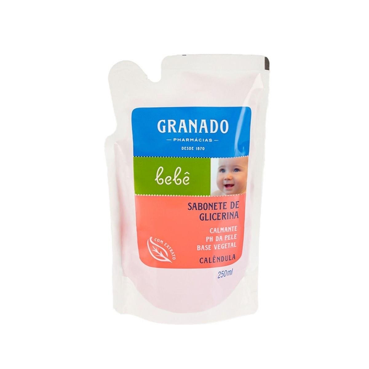 Sabonete Líquido Granado Bebê Calêndula Refil 250ml — Granado | Farmácia Resyla